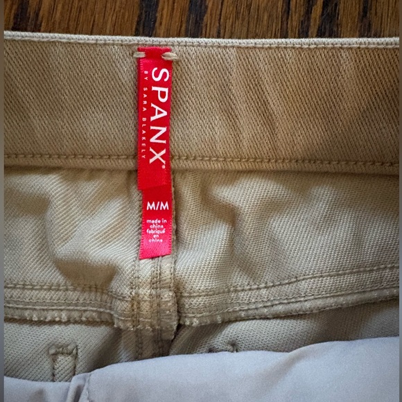 Spanx M Earthy Taupe Soft Knit Stretch Jean-Ish Ankle Skinny Leggings - Picture 5 of 8